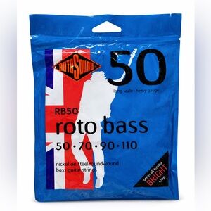 Rotosound RB50 Roto Bass Nickel Strings 50-110 Long Scale New Sealed